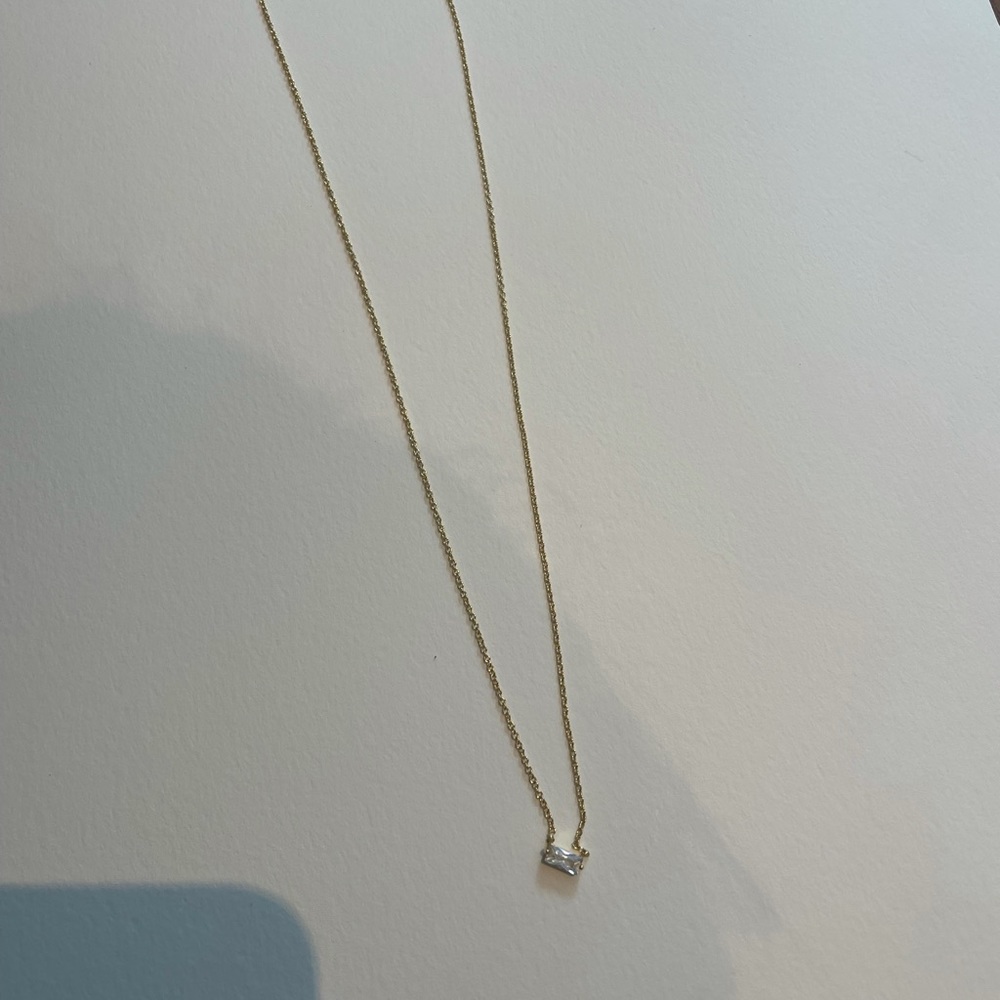 GORJANA AMARA SOLITAIRE NECKLACE GOLD